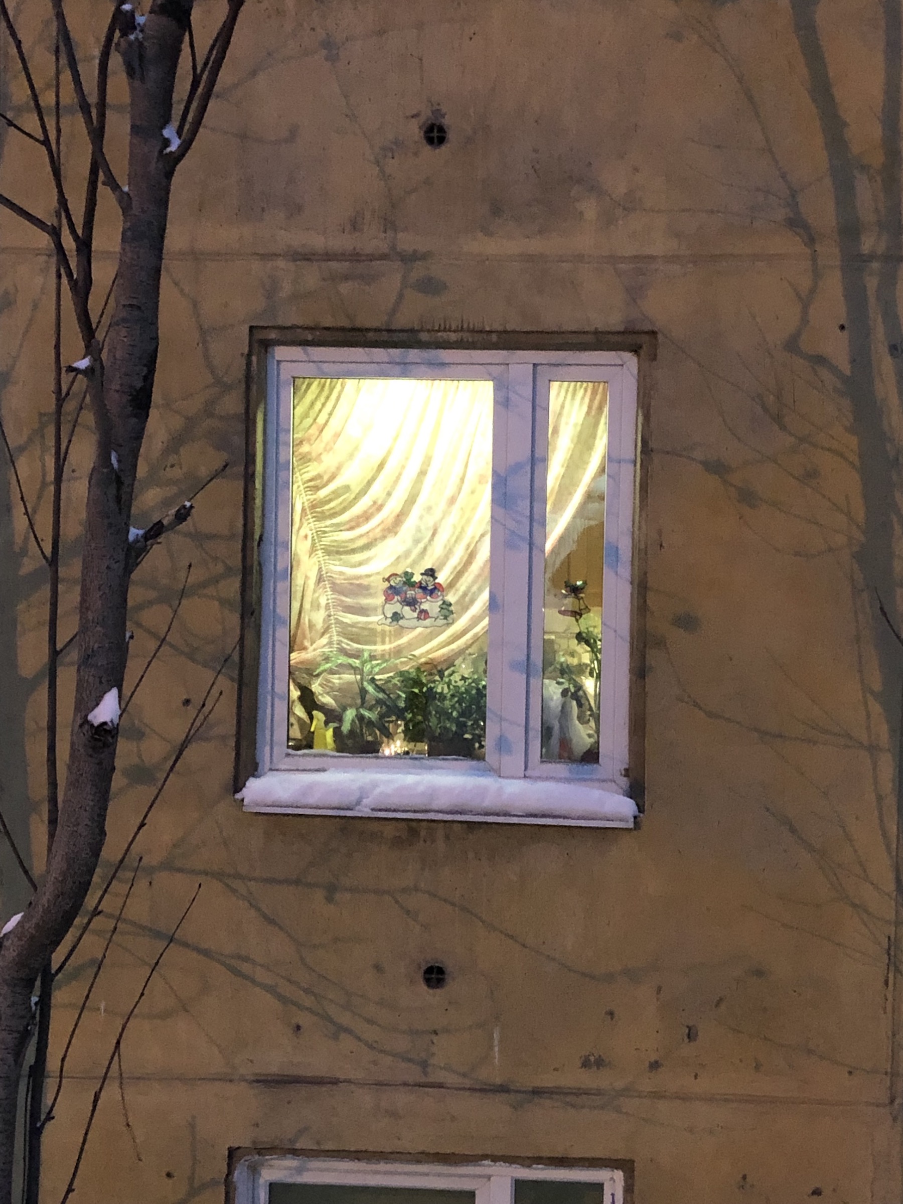 Окно дома Мурманске